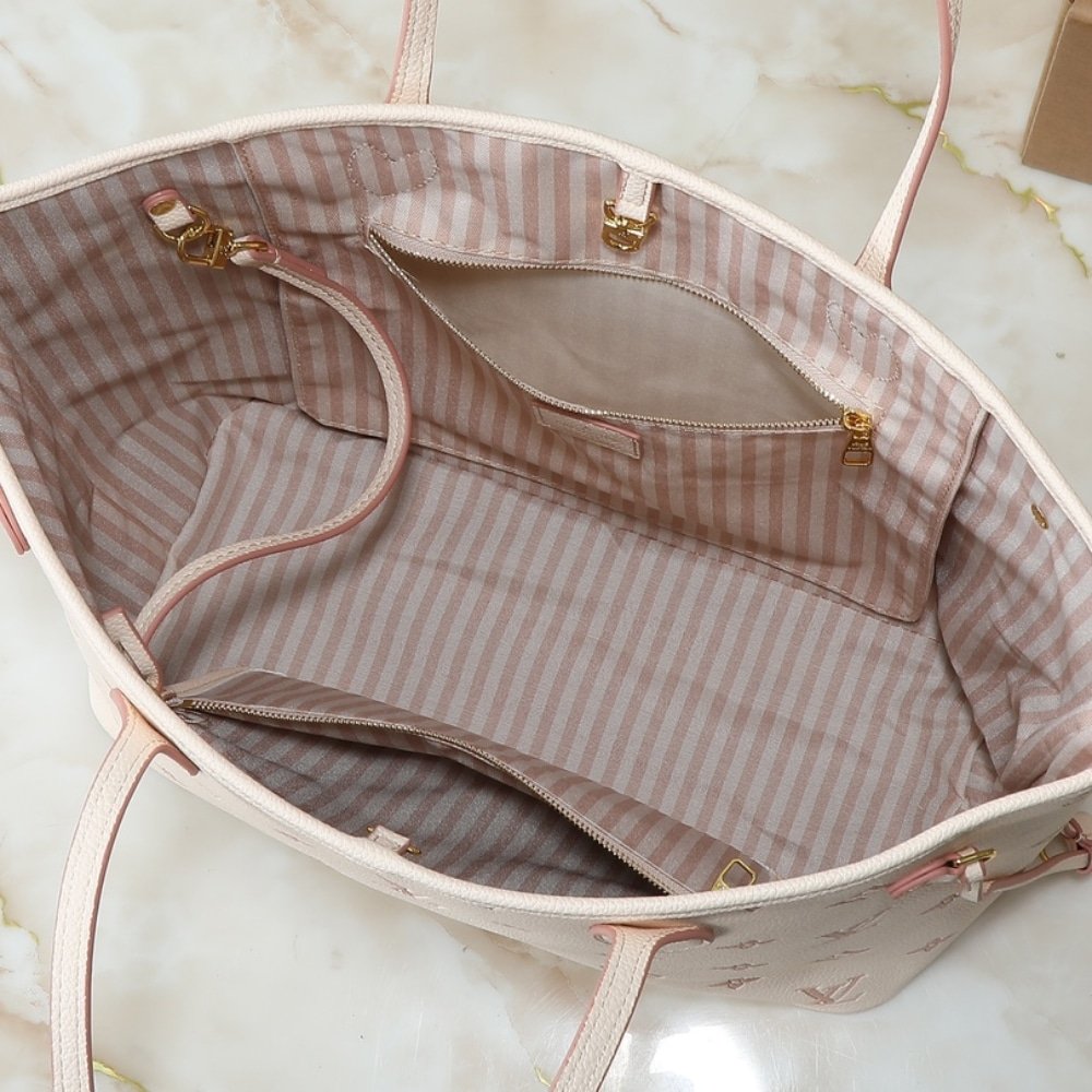 L0vis Vvtt0n Neverfull MM Bag Beige 32Cm M14285