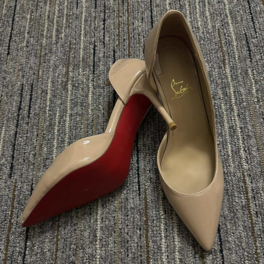 Chr1st1an Louboutin Iriza 100 Beige 3130524Pk1A
