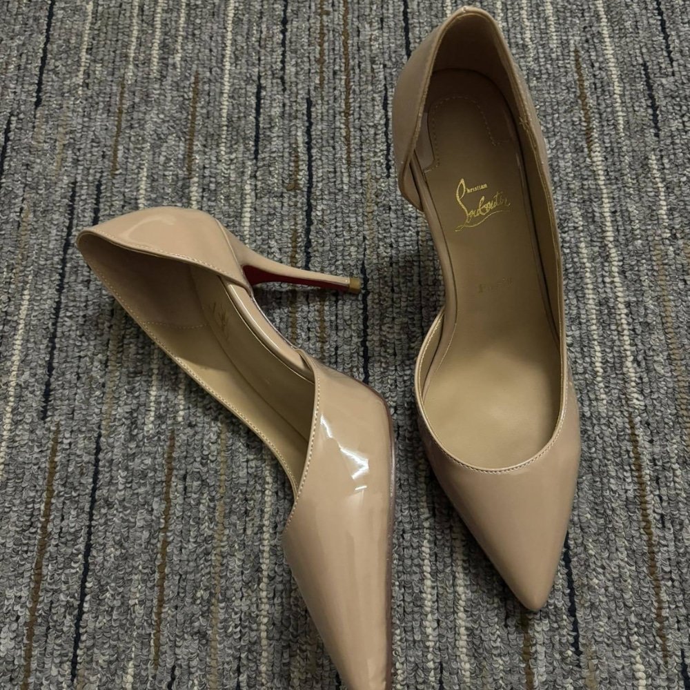 Chr1st1an Louboutin Iriza 100 Beige 3130524Pk1A