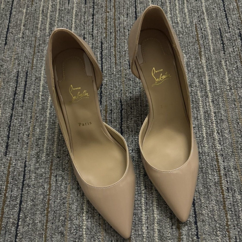 Chr1st1an Louboutin Iriza 100 Beige 3130524Pk1A