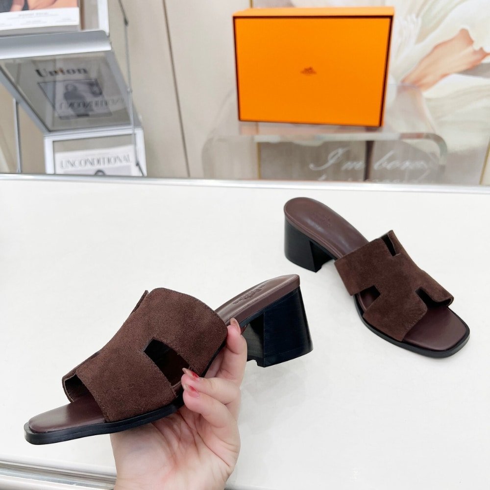 H**me5 Helia 60 Sandal Dark Brown H232088Z F7375