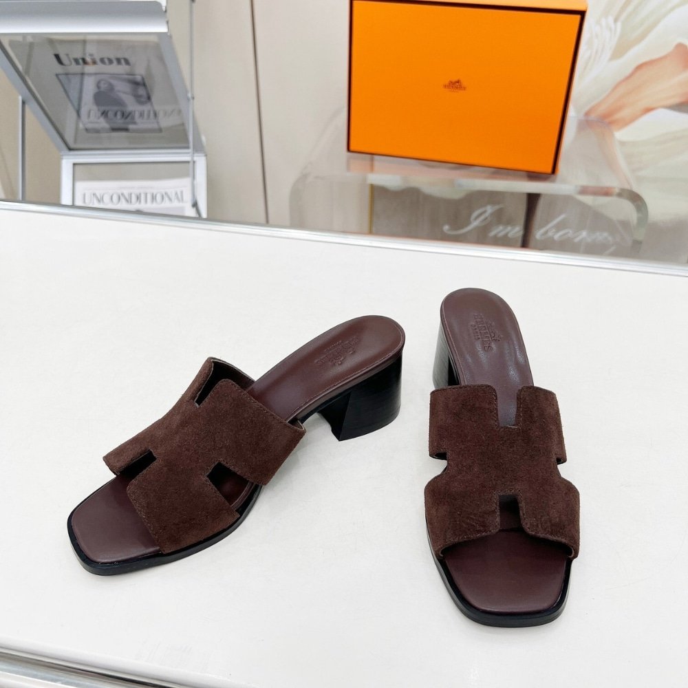 H**me5 Helia 60 Sandal Dark Brown H232088Z F7375