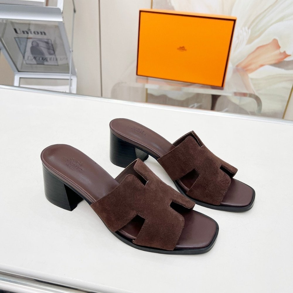 H**me5 Helia 60 Sandal Dark Brown H232088Z F7375