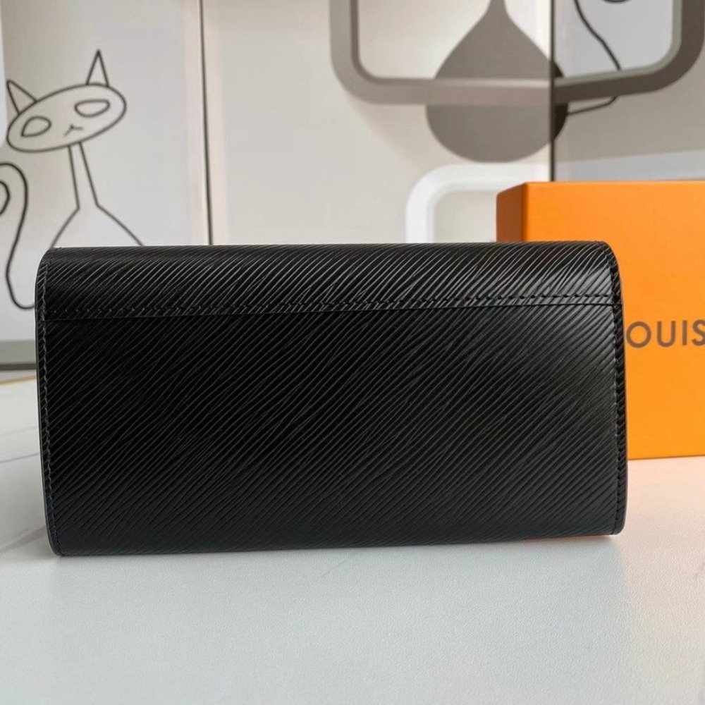 L0vis Vvtt0n Twist Wallet Black 19Cm M80690
