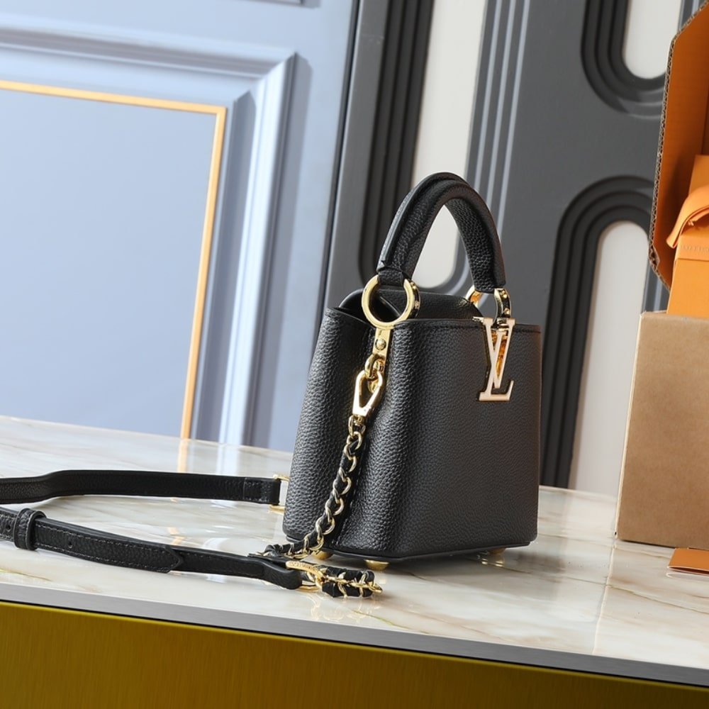 L0vis Vvtt0n Capucines Mini Black 21Cm