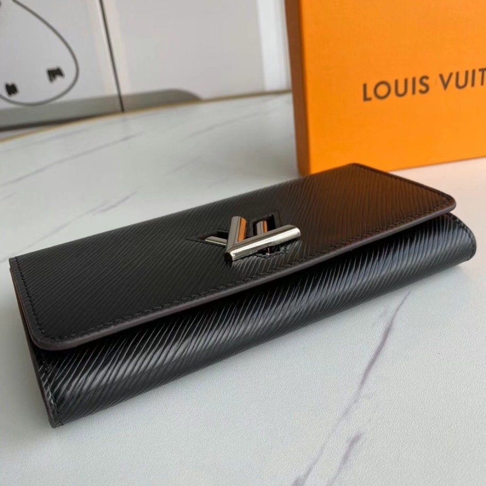 L0vis Vvtt0n Twist Wallet Black 19Cm M80690