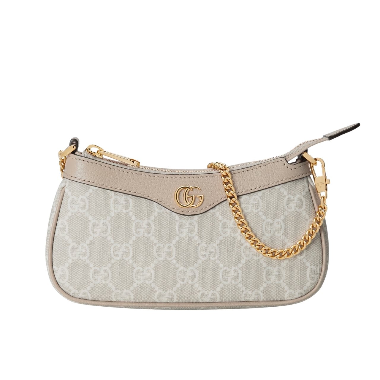 Gvc*1 Ophidia Mini Bag Beige And White 19Cm 764960 Facjt 9641