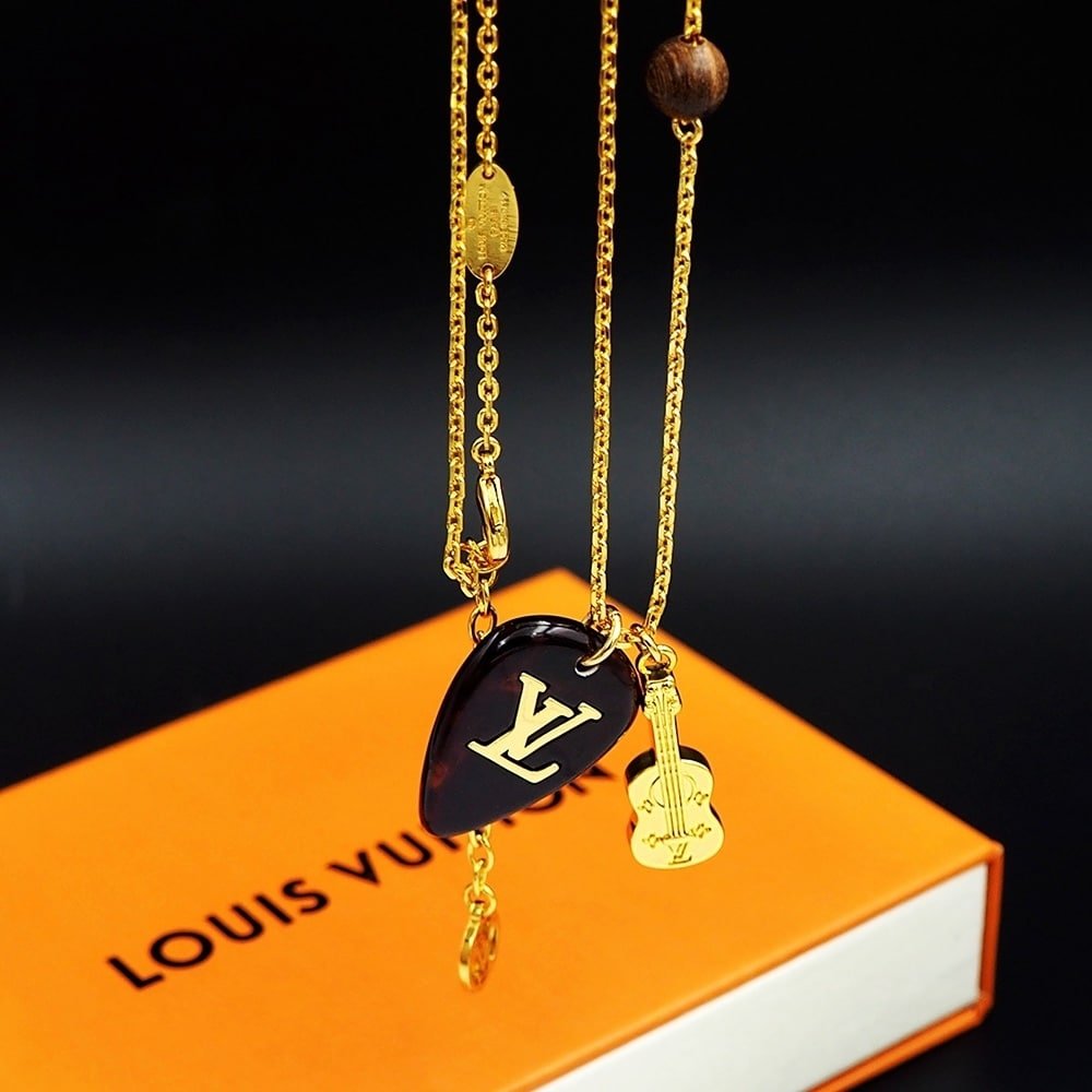 L0vis Vvtt0n Lv Picks Necklace Gold M01865