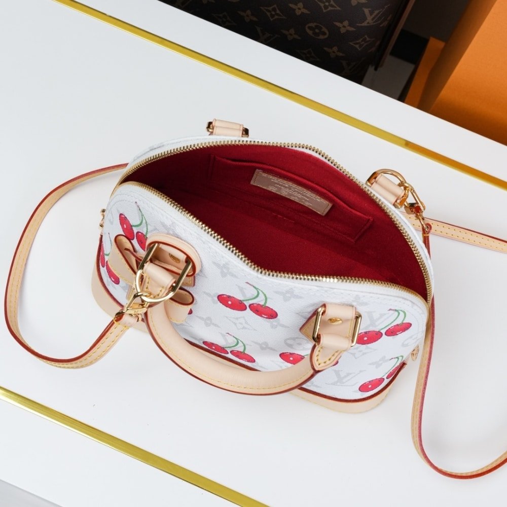 L0vis Vvtt0n X Takashi Murakami Alma BB Monogram Cherry 23Cm M14234