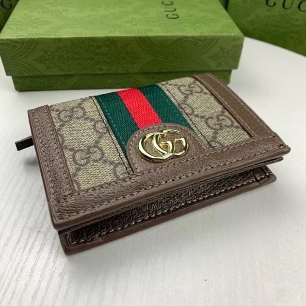 Gvc*1 Ophidia Card Case Wallet Gg Svp*me Brown 11Cm 523155 96Iwg 8745