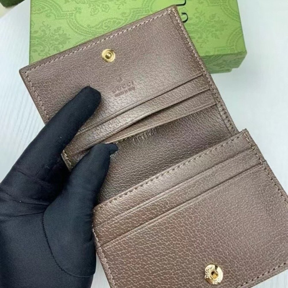 Gvc*1 Ophidia Card Case Wallet Gg Svp*me Brown 11Cm 523155 96Iwg 8745