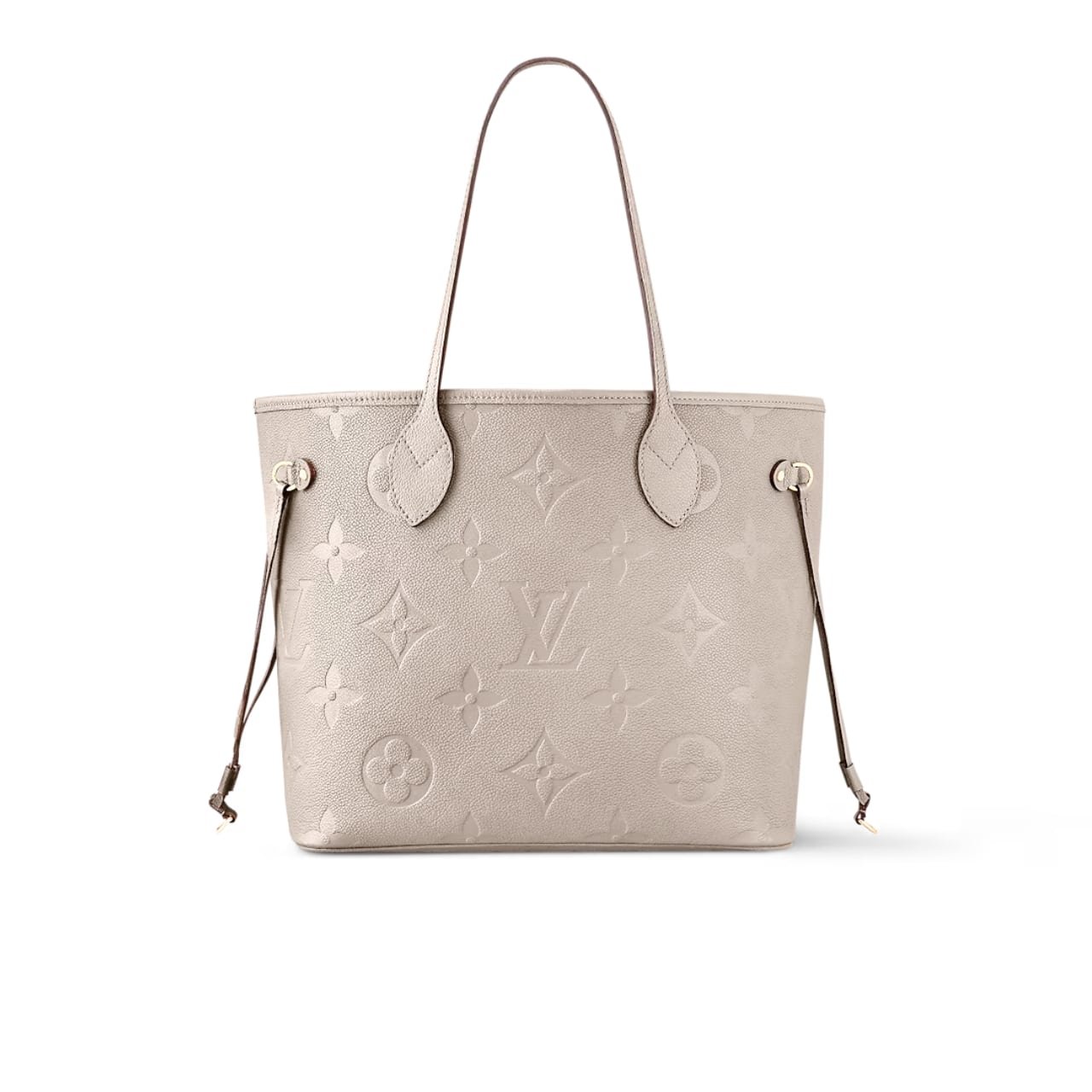 L0vis Vvtt0n Neverfull MM Monogram Empreinte Bag Beige 32Cm