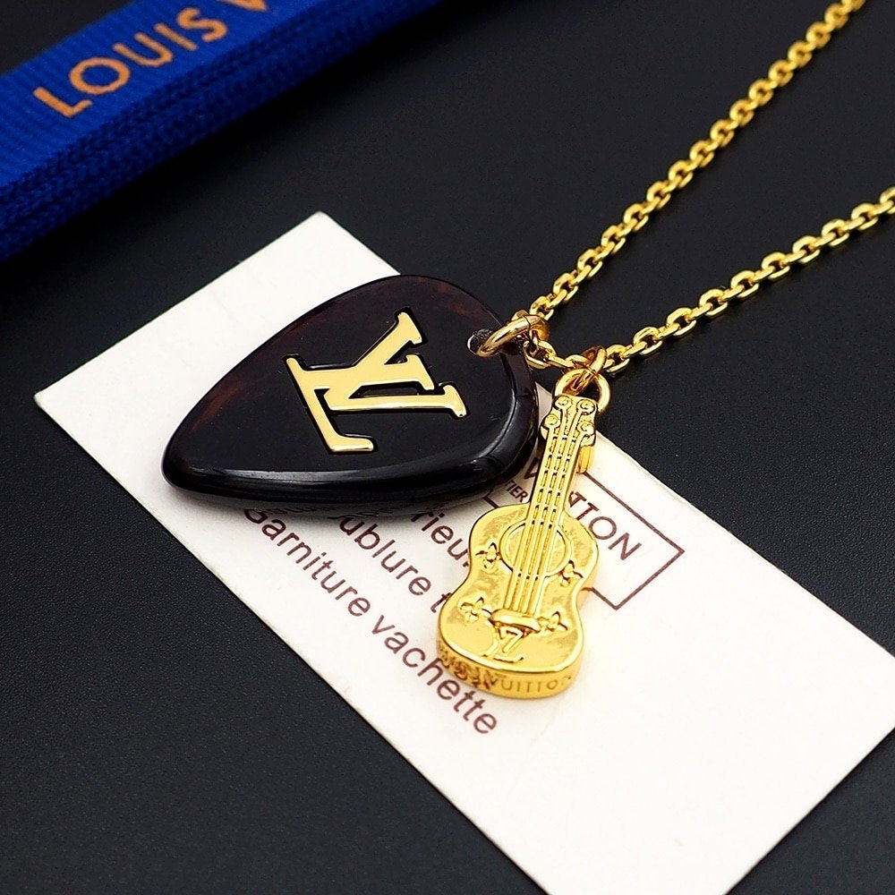 L0vis Vvtt0n Lv Picks Necklace Gold M01865