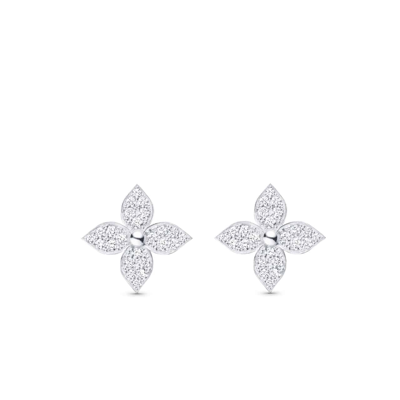 L0vis Vvtt0n Idylle Blossom Stud Earings White Q96966