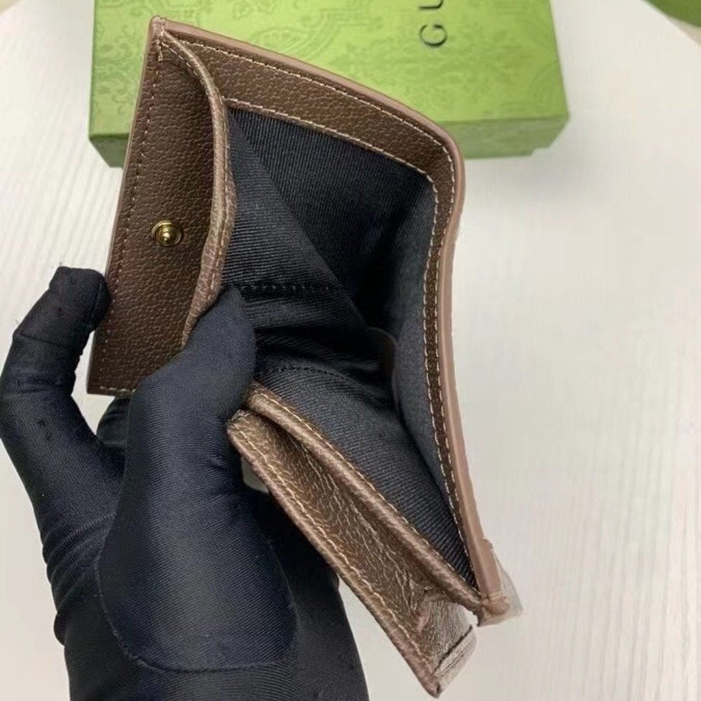 Gvc*1 Ophidia Card Case Wallet Gg Svp*me Brown 11Cm 523155 96Iwg 8745