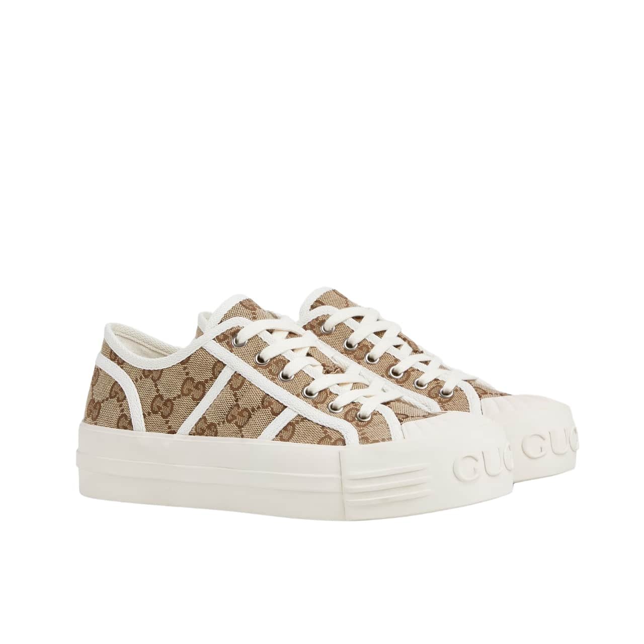 Gvc*1 Women Chunky Sneaker Beige And Brown 831825 20Q20 9745