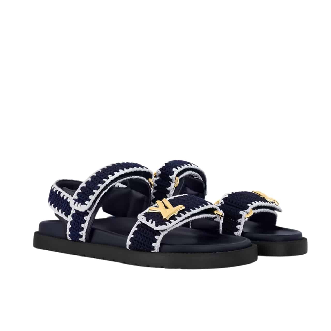 L0vis Vvtt0n Lv Sunset Comfort Sandal Blue And White 1Ahki7