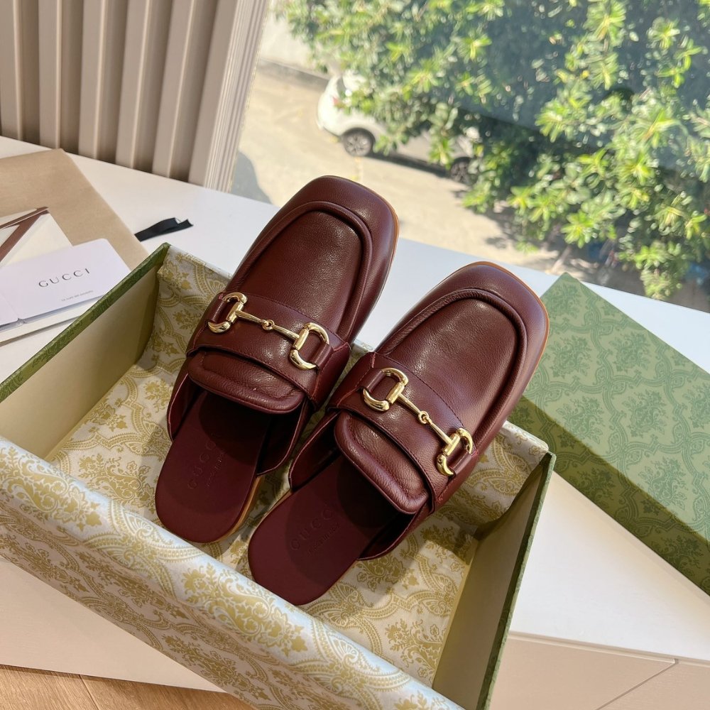 Gvc*1 Women’S Mule With Horsebit Brown 771096 Aacai 2208