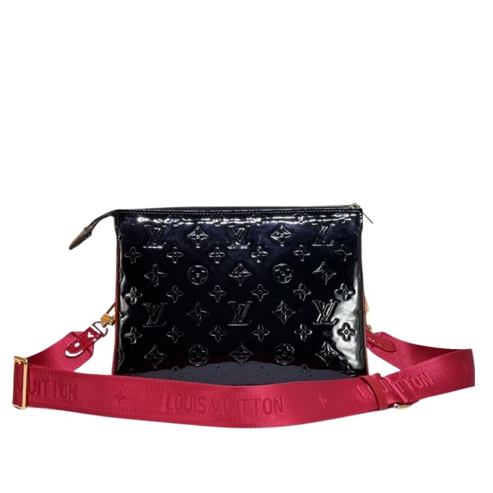 L0vis Vvtt0n Coussin PM Bag Black Red 26Cm