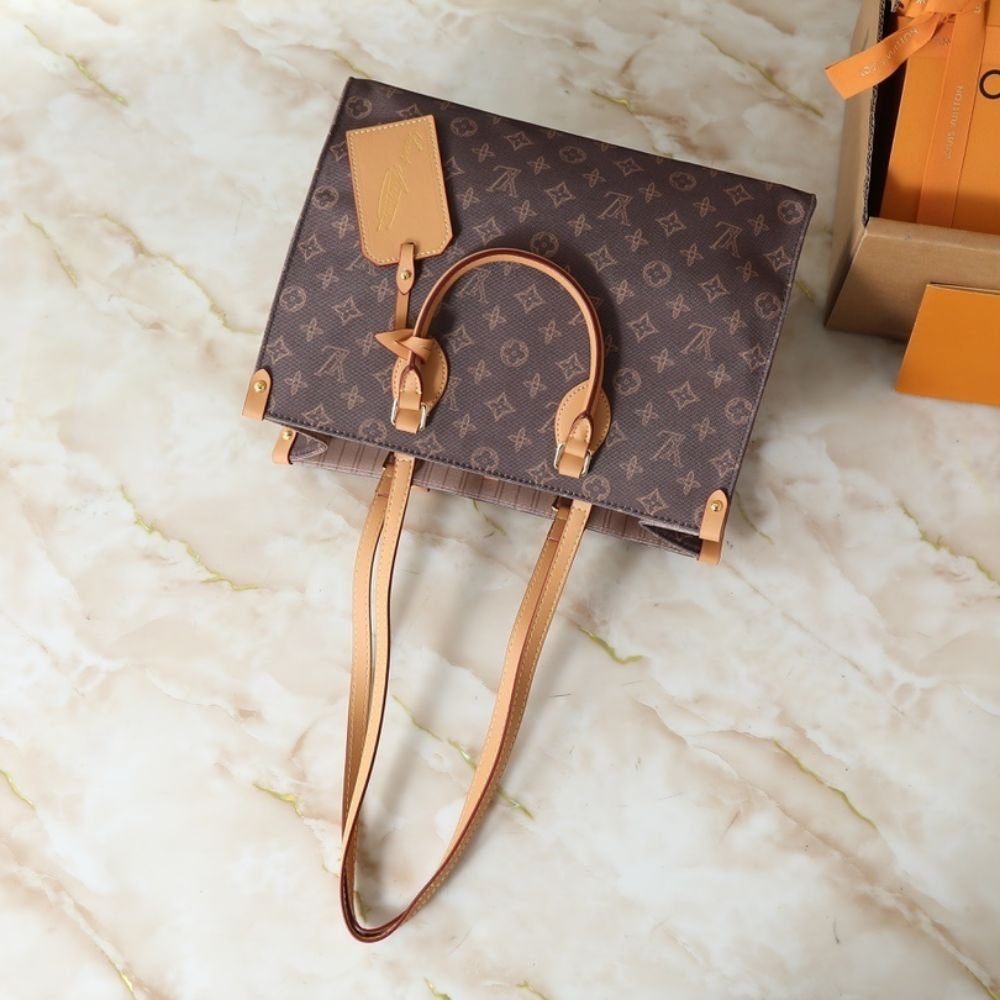 L0vis Vvtt0n Onthego MM Monogram Origine Ebène 35Cm