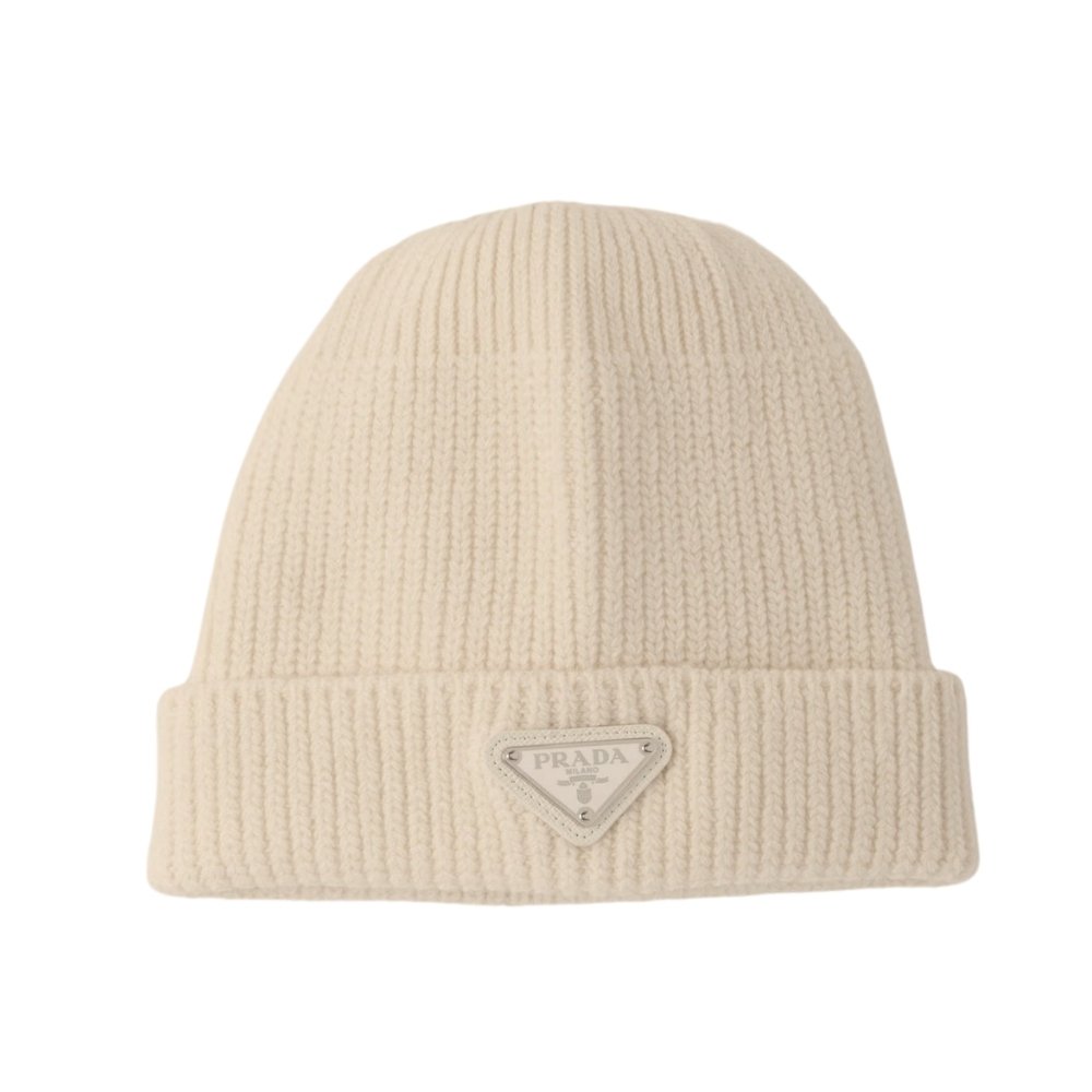 Pra*a Wool And Cashmere Beanie Silver White Umd489 3Im F0009 S 211