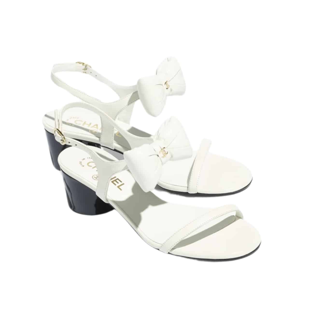 Ch**el Sandals White G46192 B18985 Naccu