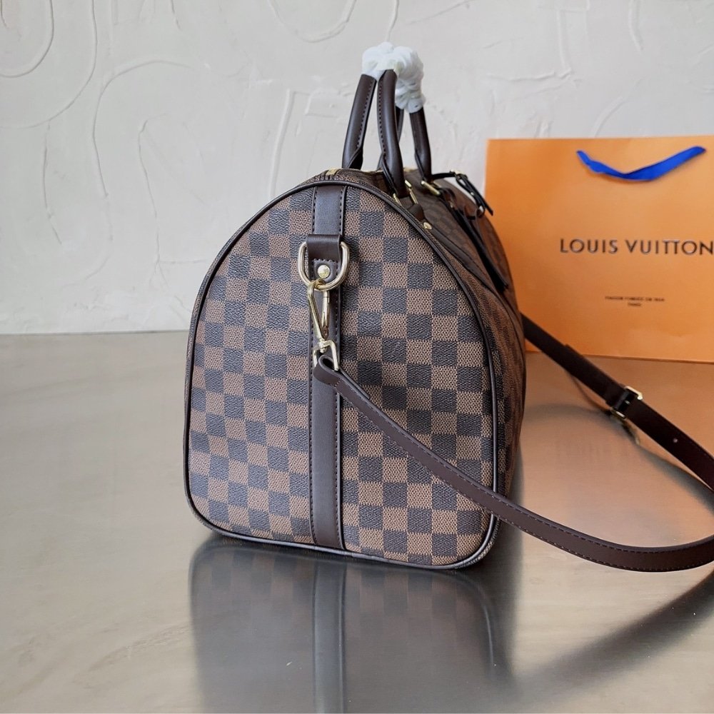 L0vis Vvtt0n Keepall Bandoulière Travel Bag Damier Ebene Brown 45Cm