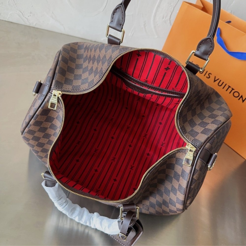 L0vis Vvtt0n Keepall Bandoulière Travel Bag Damier Ebene Brown 45Cm