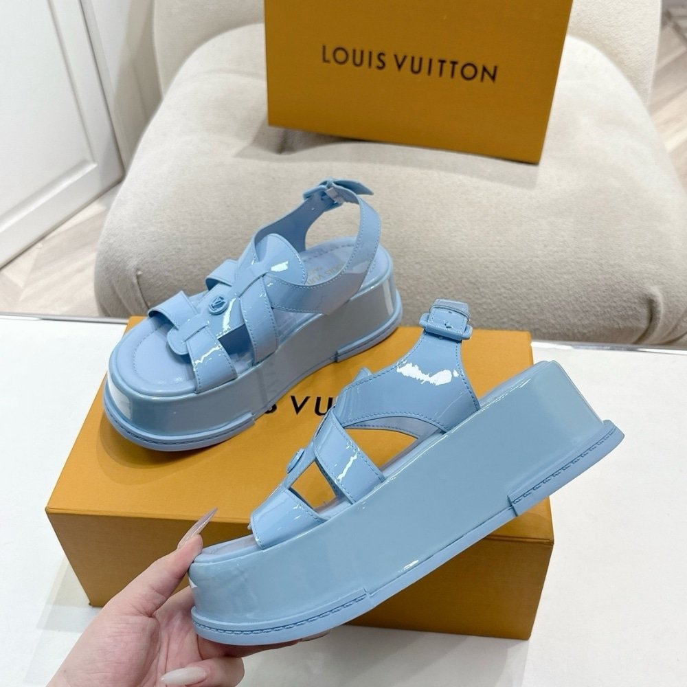 L0vis Vvtt0n Maya Platform Sandal Light Blue 1Agy10
