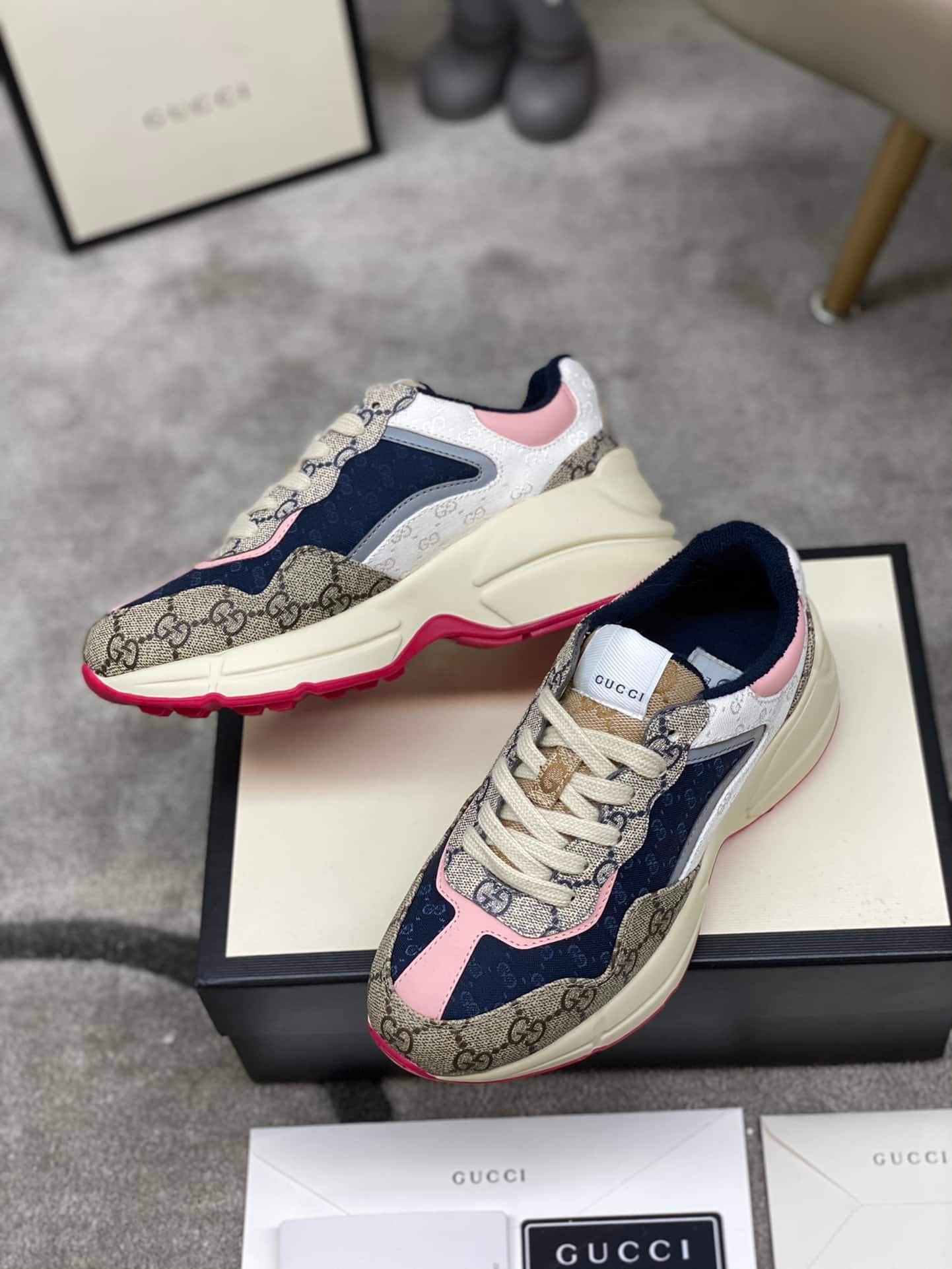 Gvc*1 Wmns Gg Rhyton Beige White Pink 620185 99Wf0 4371