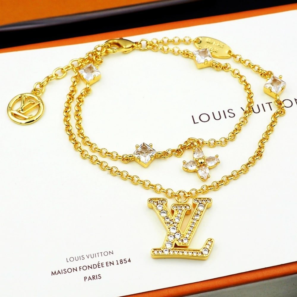 L0vis Vvtt0n Lady Lv Bracelet Gold M1582A