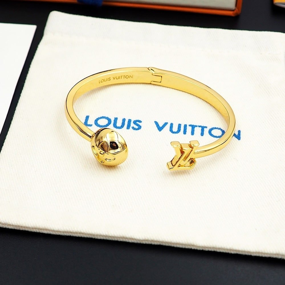L0vis Vvtt0n Cuff Braclet Gold