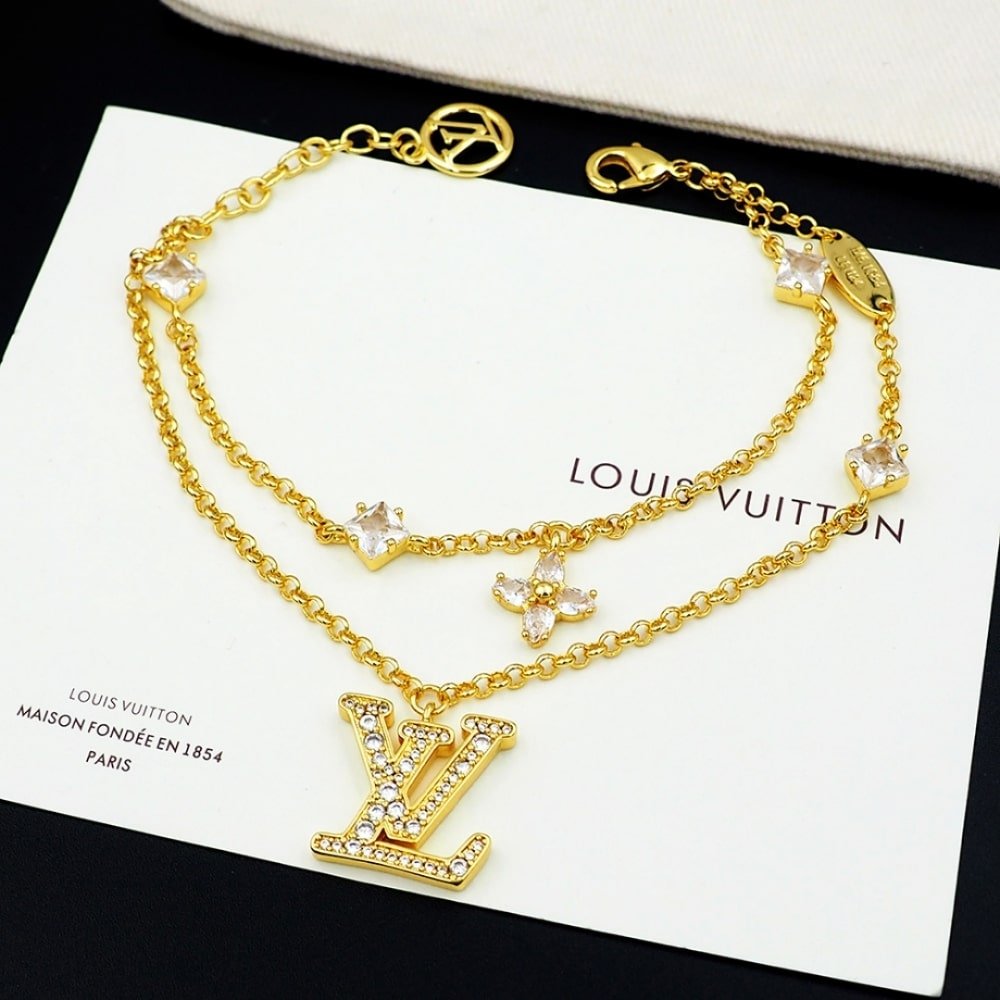 L0vis Vvtt0n Lady Lv Bracelet Gold M1582A