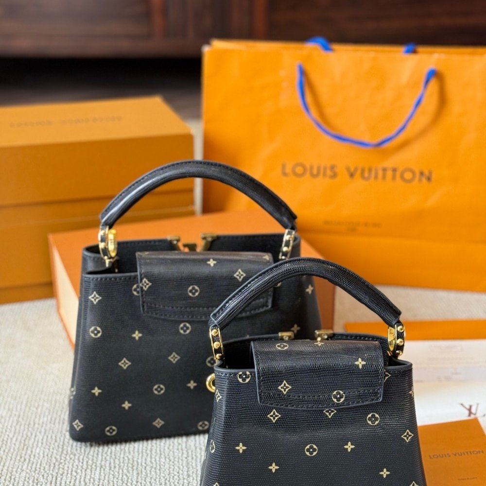 L0vis Vvtt0n Capucines Mini Black 20Cm