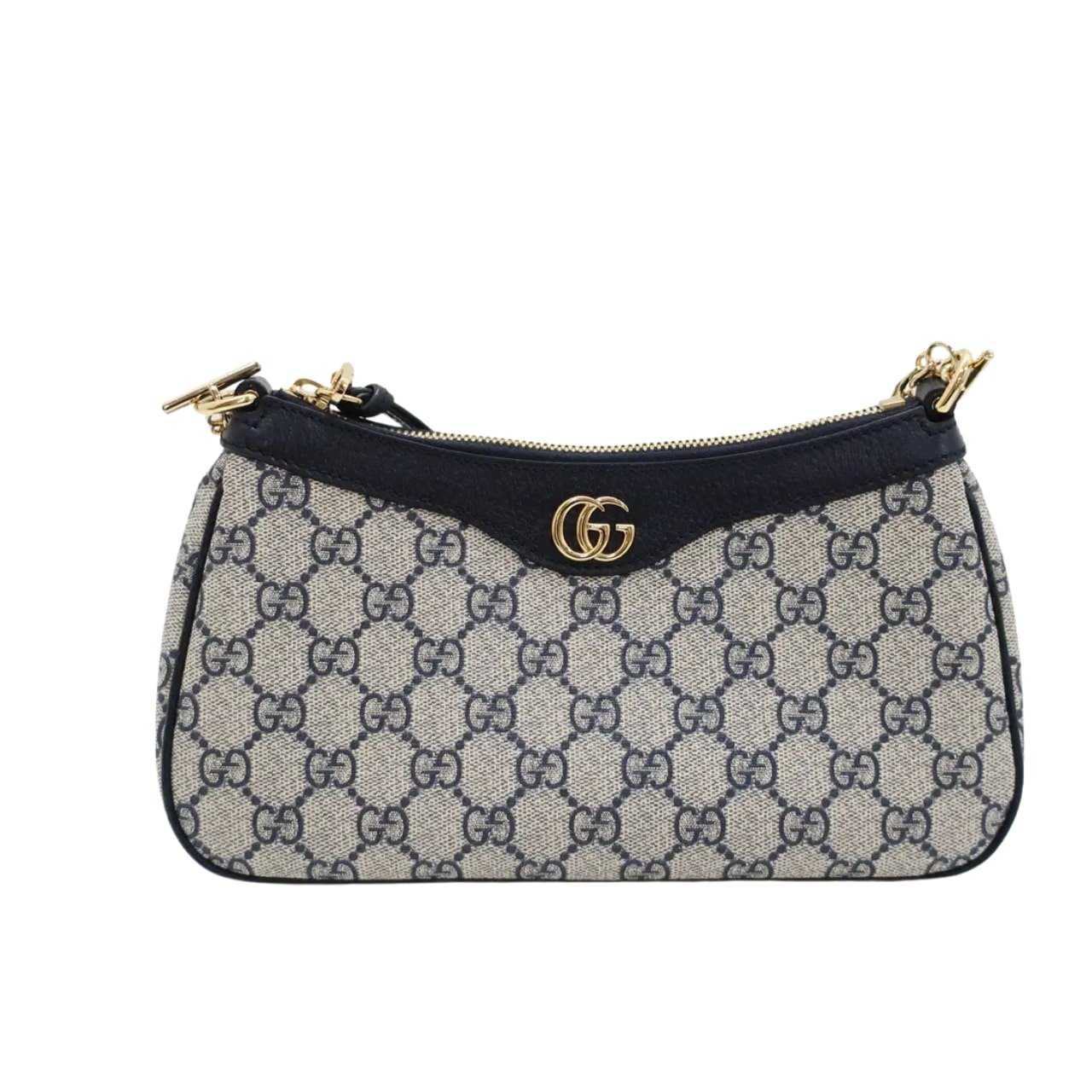 Gvc*1 Ophidia Mini Bag Black And Beige 19Cm