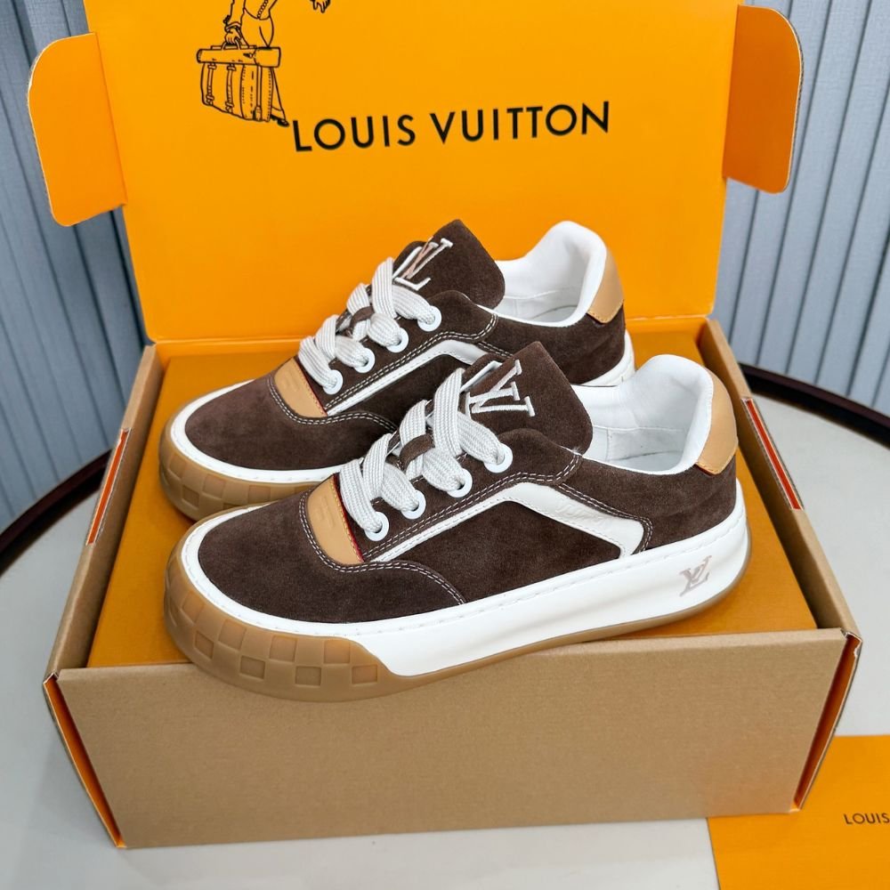 L0vis Vvtt0n LV Tilted Sneaker Brown 1AJ764