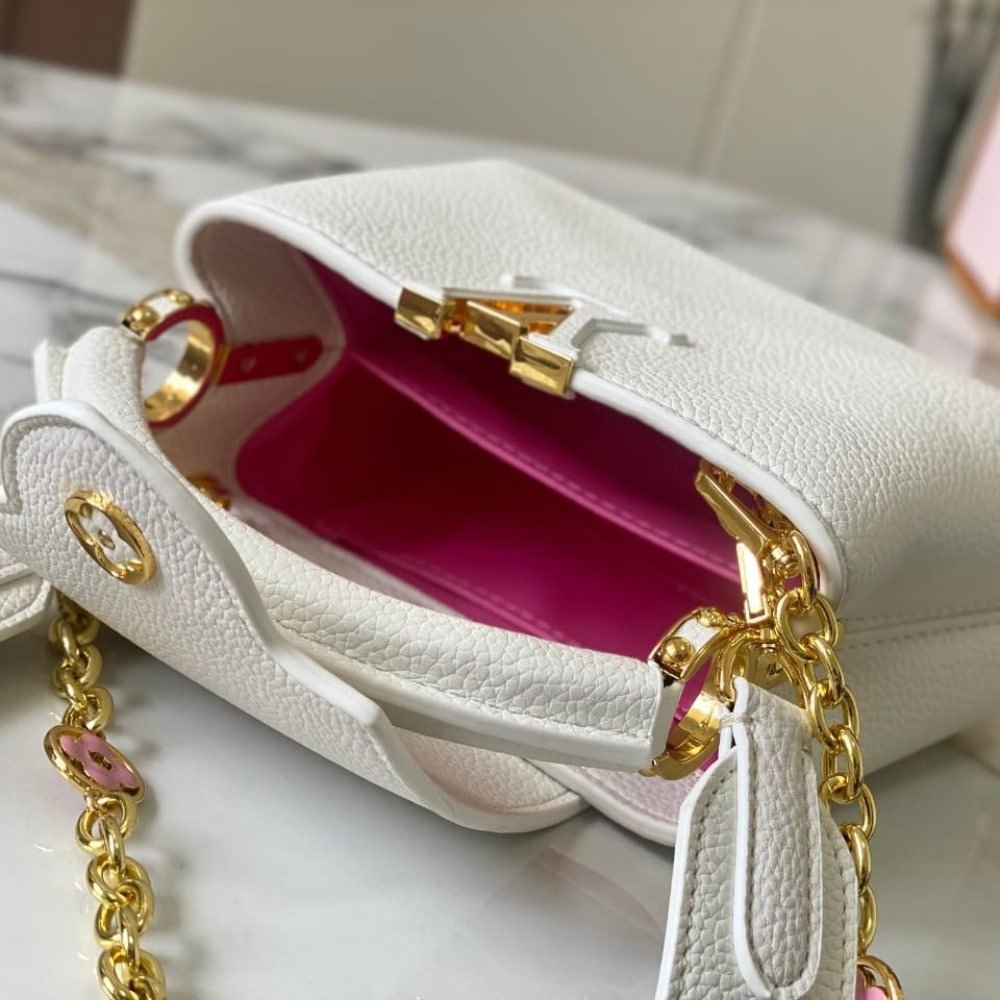 L0vis Vvtt0n Capucines Mini White 21Cm M23718