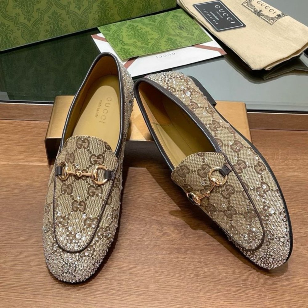 Gvc*1 Women Jordaan Loafer Beige And Dark Brown 813000 Fad4D 2550