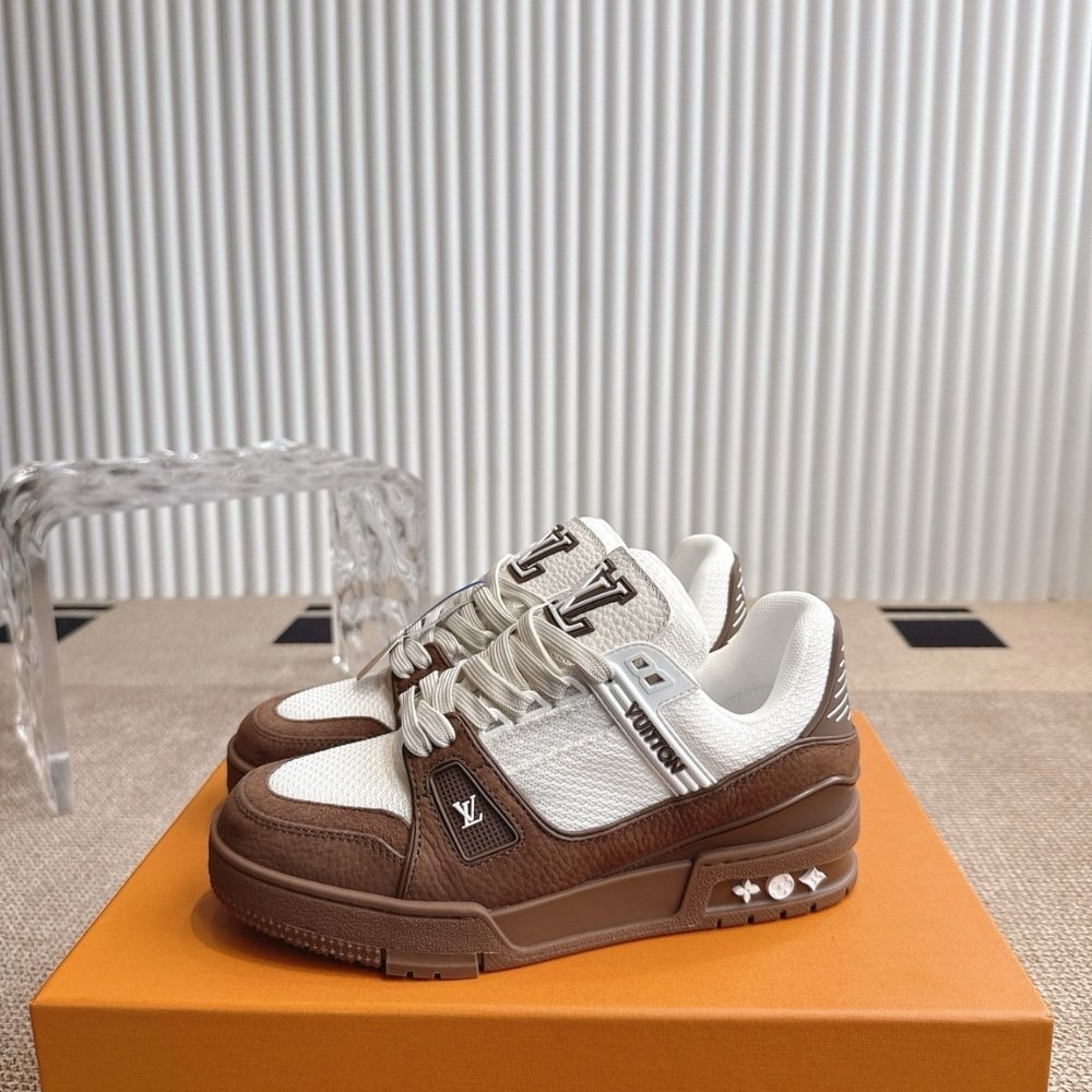 L0vis Vvtt0n Lv Trainer Sneaker Marron 1Ahtlp