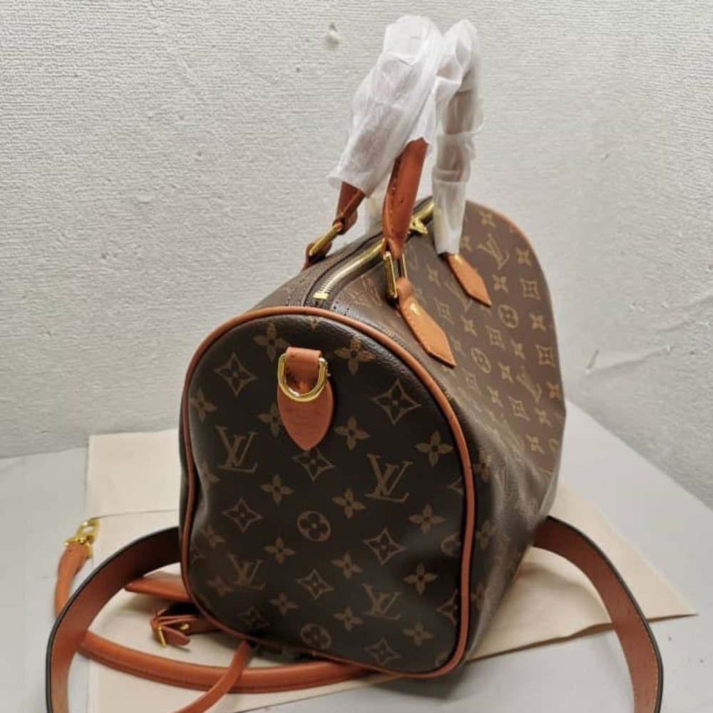 L0vis Vvtt0n Speedy Soft 30 Boho Monogram Tan 30Cm N87212