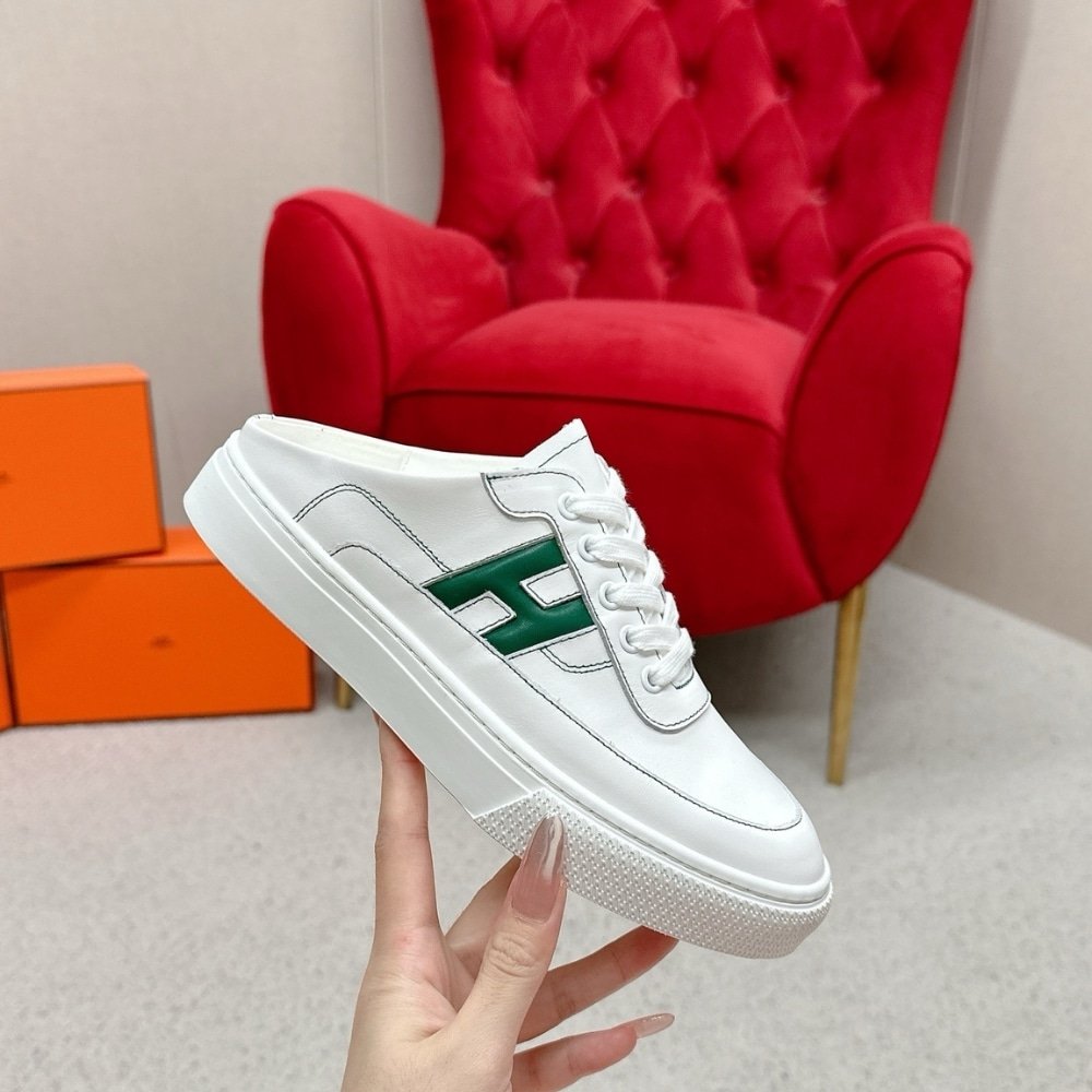 H**me5 Keep Sneaker Blanc And Vert Bouteille H251913Zh14400