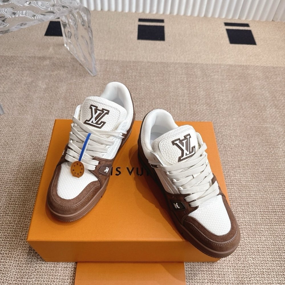 L0vis Vvtt0n Lv Trainer Sneaker Marron 1Ahtlp