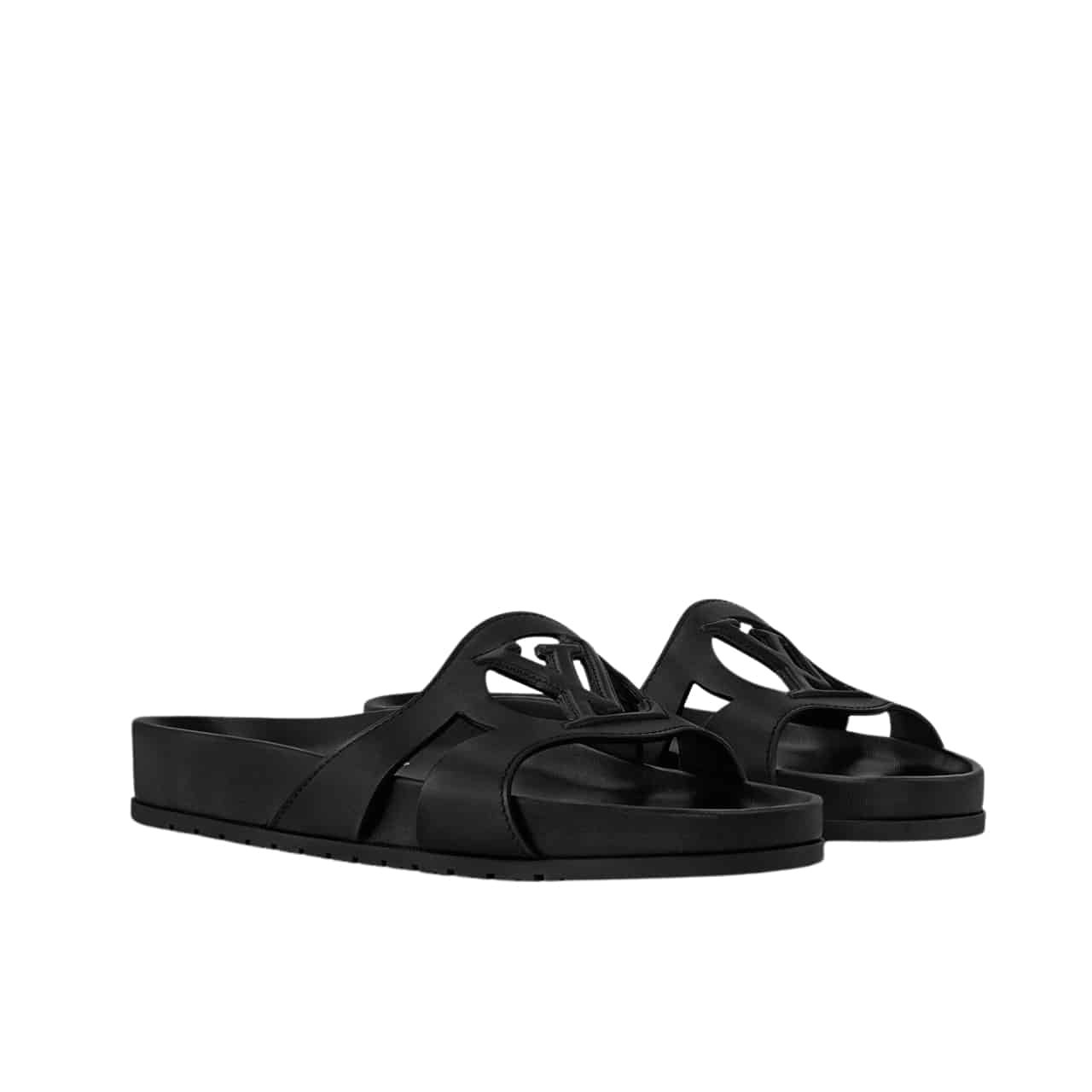 L0vis Vvtt0n Isola Flat Comfort Mule Black 1Acpci