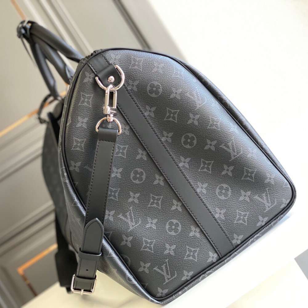 L0vis Vvtt0n Keepall Bandoulière 50 Monogram Eclipse Black 50cm M14202