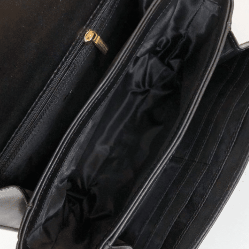 Sa1nt Lau*nt Niki Chain Bag Purchase Leather Gold Hardware Black
