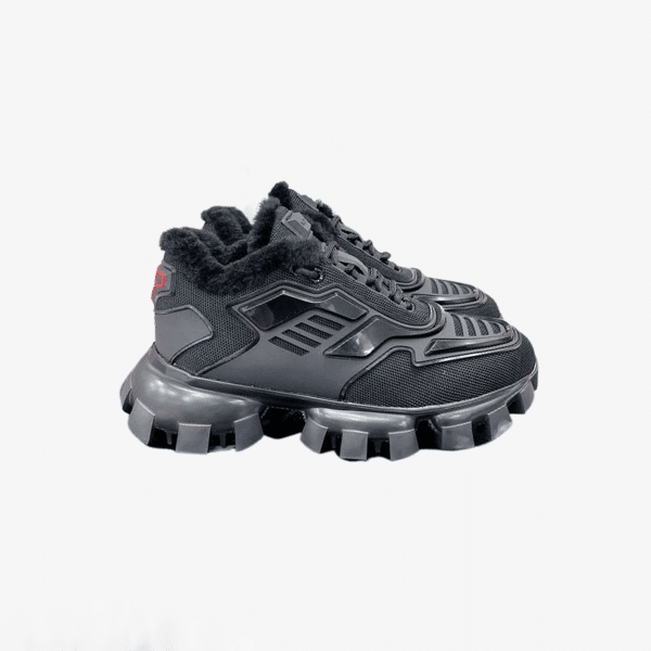 Pra*a Cloudbust Thunder Technical Fabric Sneakers Black