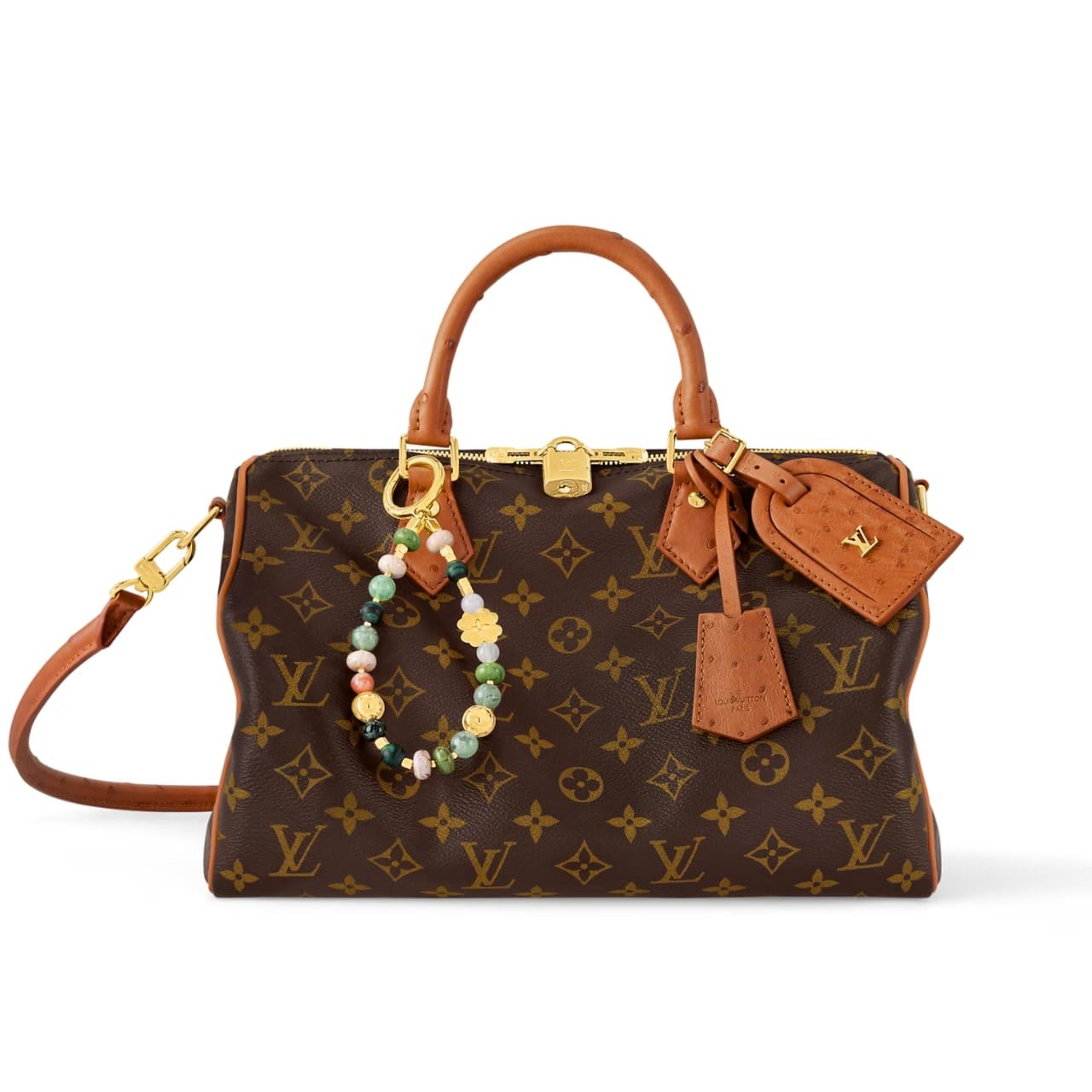 L0vis Vvtt0n Speedy Soft 30 Boho Monogram Tan 30Cm N87212