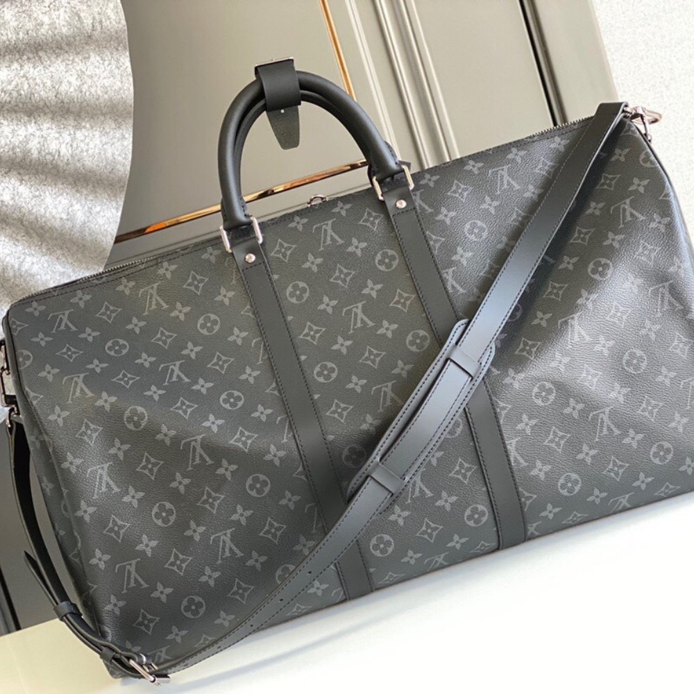 L0vis Vvtt0n Keepall Bandoulière 50 Monogram Eclipse Black 50cm M14202