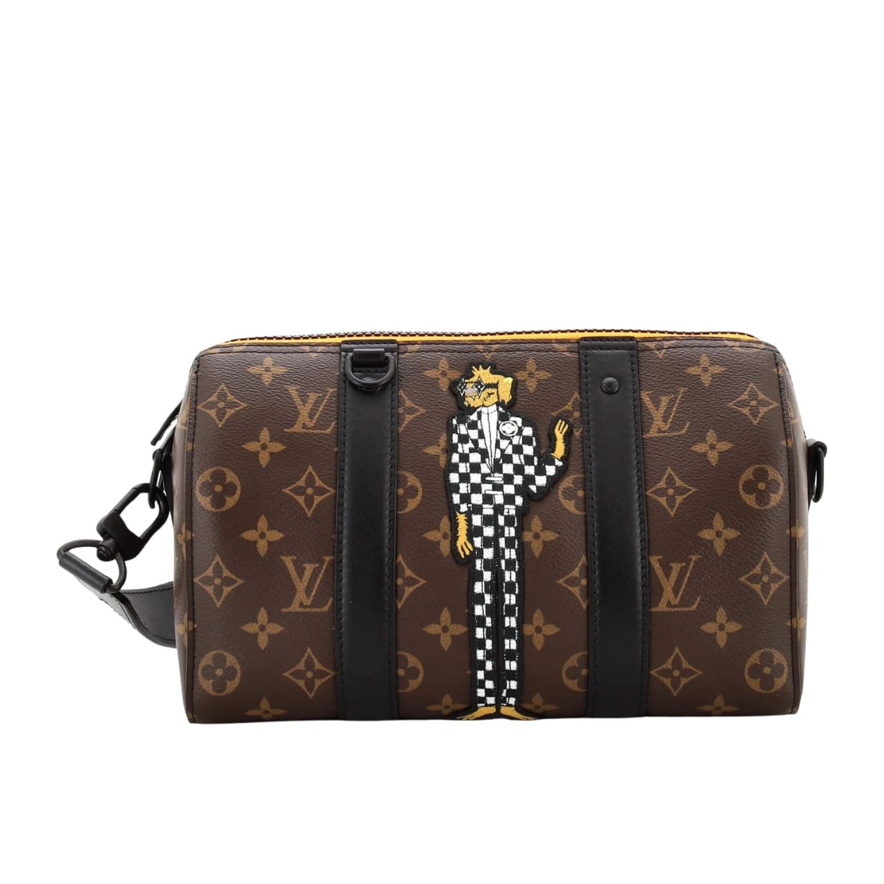L0vis Vvtt0n City Keepall Bag Monogram Canvas With Lv Friends Patch 27Cm