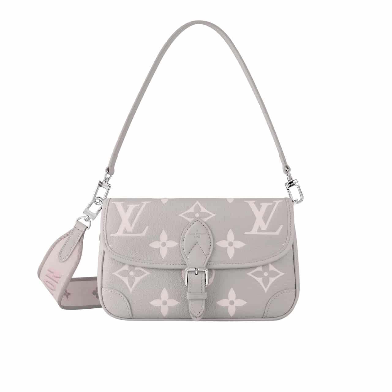 L0vis Vvtt0n Diane Monogram Empreinte Brume And Quartz 25Cm M14214